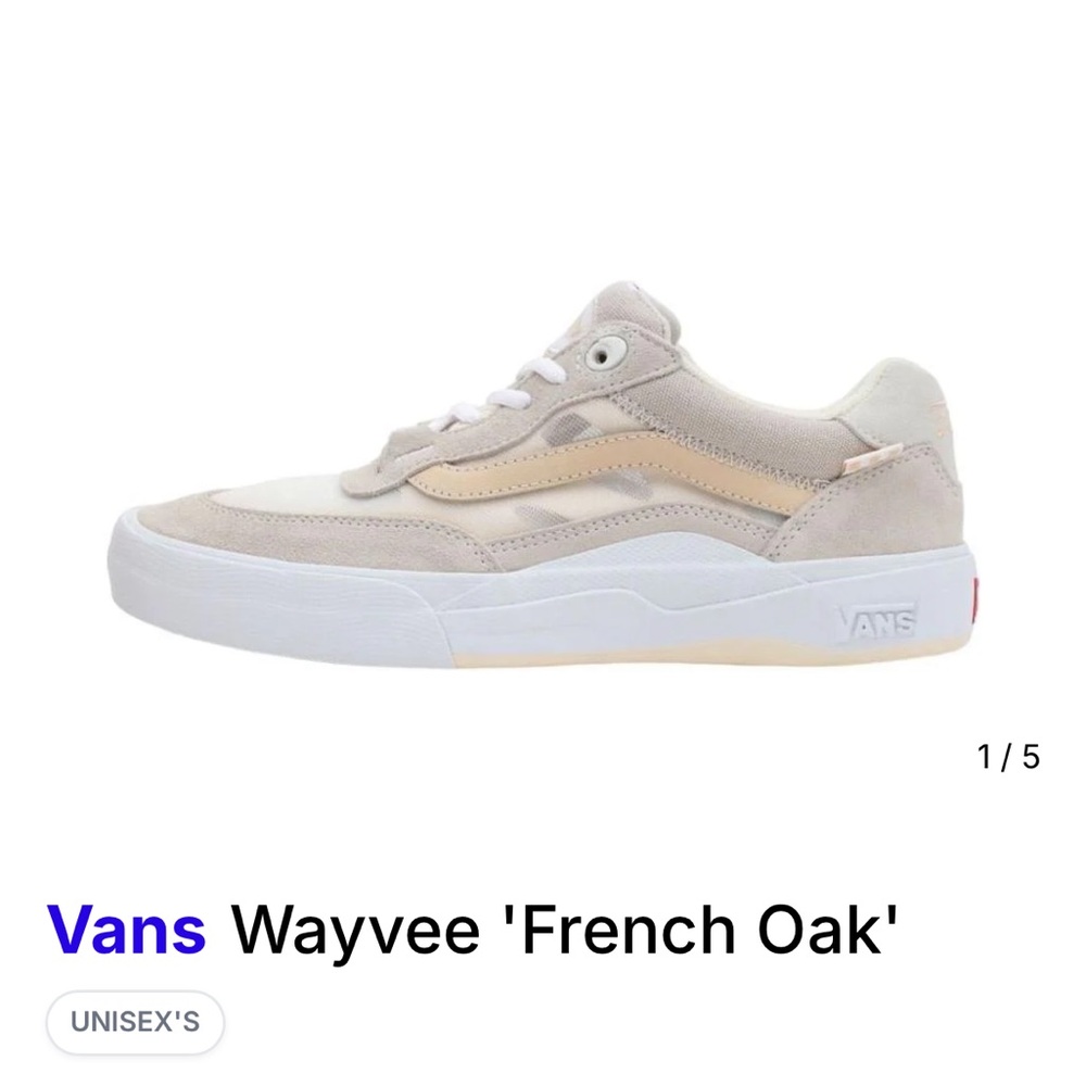 Vans Wayvee Sneakers in Cream and Tan